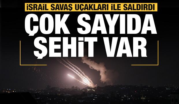 İsrail savaş uçakları vurdu: 24 şehit, 103 yaralı