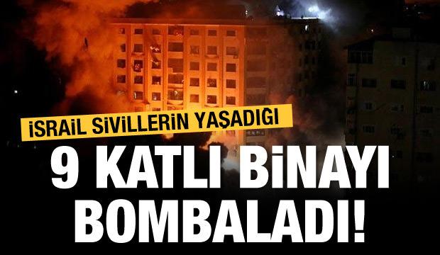 İsrail sivillerin yaşadığı binayı vurdu