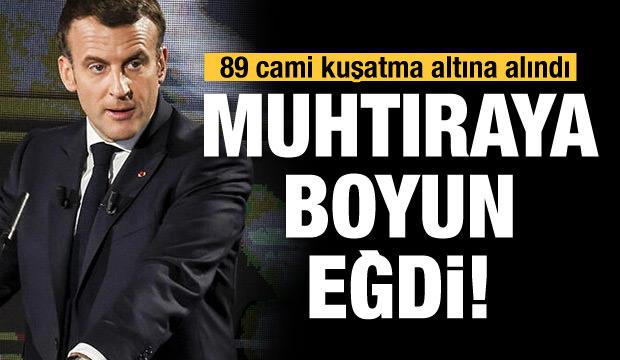 Macron boyun eğdi