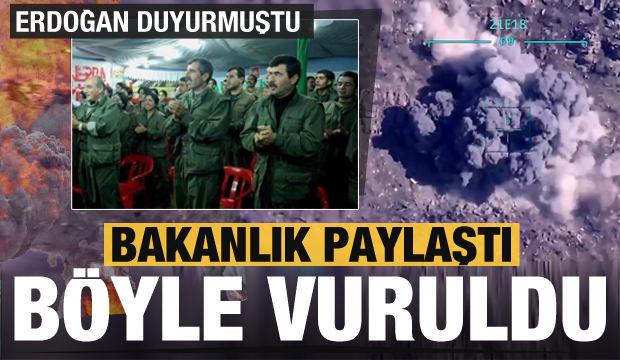 Erdoğan duyurmuştu! Milli Savunma Bakanlığı görüntüleri paylaştı