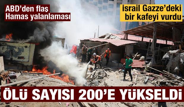 İsrail Gazze sahilindeki bir kafeyi vurdu: ABD'den yalanlama
