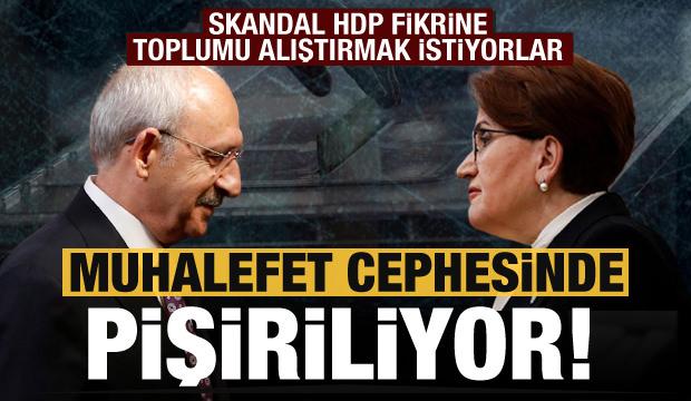 Muhalefet cephesinde pişiriliyor! Toplumu bu fikre alıştırmak istiyorlar