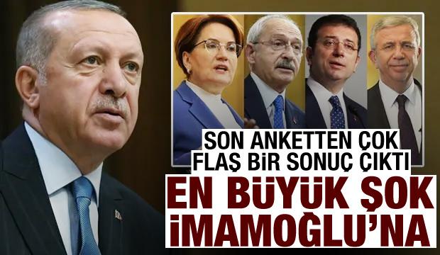 Son anketten flaş sonuç çıktı! En büyük şok İmamoğlu'na