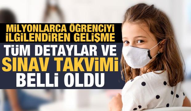 Son dakika haberi: Sınav takvimi belli oldu! İşte yüz yüze eğitimde tüm detaylar