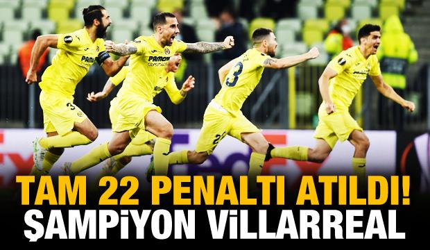 UEFA Avrupa Ligi şampiyonu Villarreal!