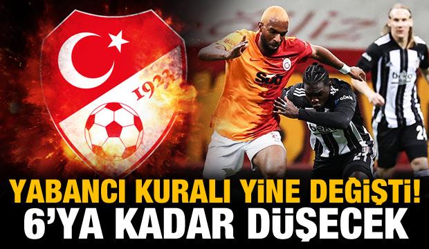 TFF yabancı oyuncu kuralını açıkladı!