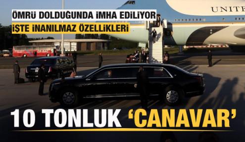 10 tonluk 'Canavar' Biden'a eşlik ediyor