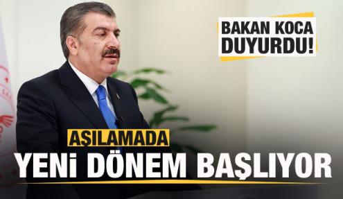Bakan Koca açıkladı: SGK kayıtlı tüm çalışanlar aşı yaptırabilecek