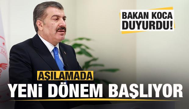Bakan Koca açıkladı: SGK kayıtlı tüm çalışanlar aşı yaptırabilecek