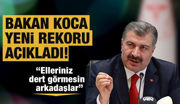 Bakan Koca son rakamı verdi! Günlük aşılamada yeni rekor
