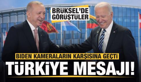 Erdoğan ile görüşmesi sonrası Biden'dan son dakika açıklaması