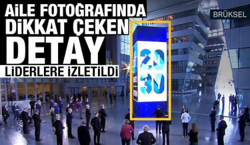NATO aile fotoğrafında dikkat çeken detay