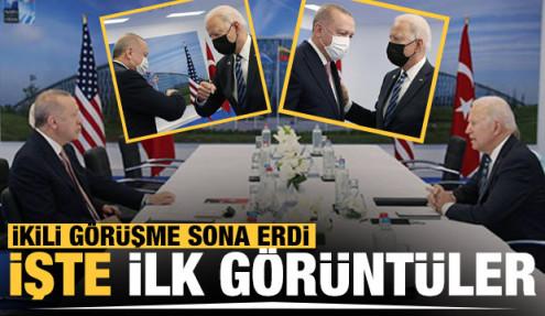 Cumhurbaşkanı Erdoğan ve ABD Başkanı Biden görüştü