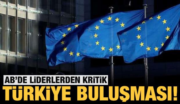 AB'de liderlerden kritik Türkiye görüşmesi!