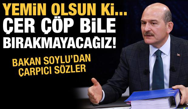 İçişleri Bakanı Soylu: Bir tane bile FETÖ'cü çer çöp bırakmayacağız - Vimarsana News