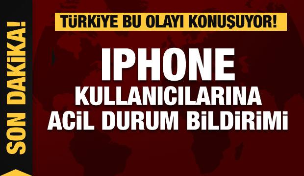 iPhone kullanıcılarına 'Evde kal Türkiye' bildirimi paniğe ...