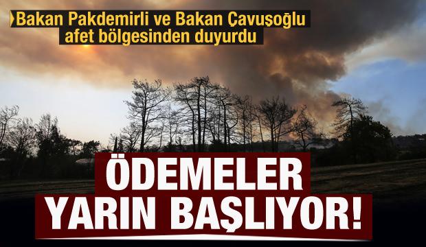 Yangın bölgesinde hasar ödemeleri yarından itibaren başlıyor