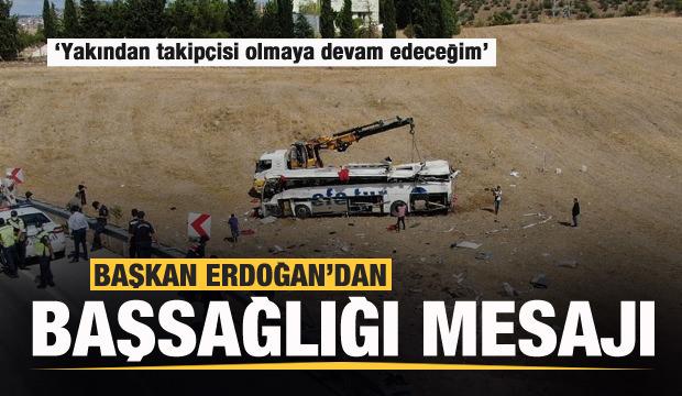 Başkan Erdoğan'dan Balıkesir'deki kaza ile ilgili açıklama!