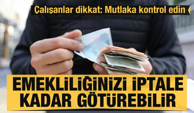 Emekliliğinizi iptale kadar götürebilir! Bu harflere dikkat - Vimarsana News