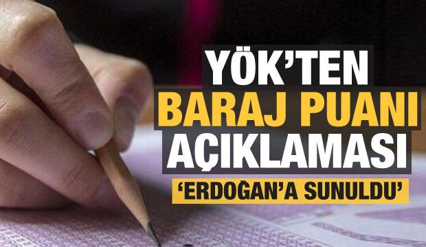 YÖK'ten baraj puanı ile ilgili son dakika açıklaması: Cumhurbaşkanı Erdoğan'a sunuldu - Vimarsana News
