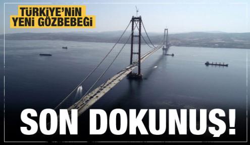 Çanakkale Köprüsü'nde son tabliye montajı gerçekleşiyor