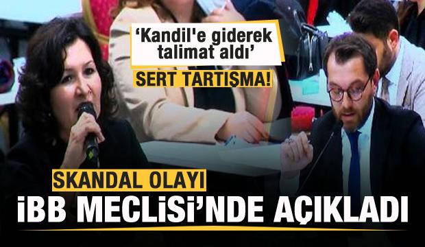 İBB Meclisi'nde 'Sevtap Ayman' tartışması: Kandil'e giderek talimat aldı