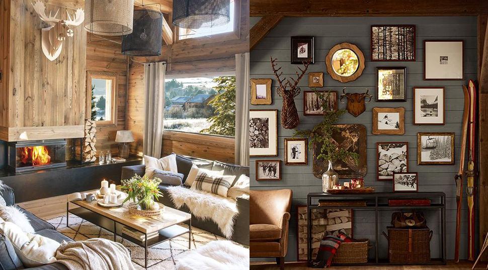 Dağ evlerinden ilham alan bir kış stili: Chalet 