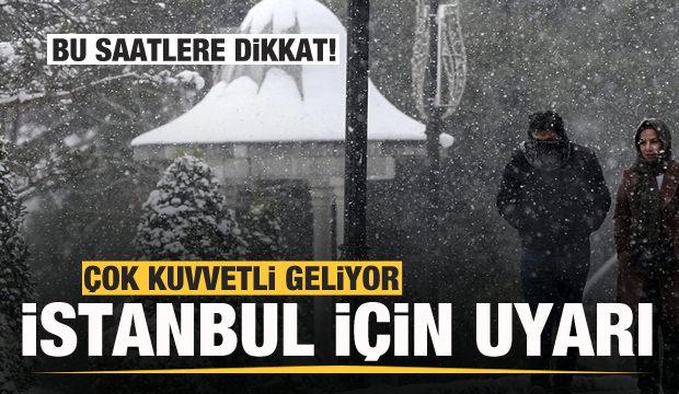 İstanbul için acil uyarı: Çok kuvvetli geliyor! Bu saatlere dikkat