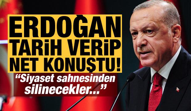 Son dakika: Erdoğan tarih verip duyurdu: Siyaset sahnesinden silinecekler...