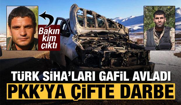 Türk SİHA'larından PKK'ya çifte darbe: Sözde komutan ve istihbaratçı öldürüldü