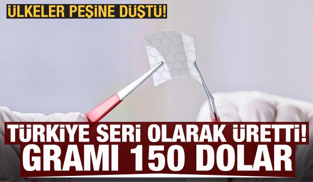 Türkiye'de ilk kez seri olarak üretildi! Ülkeler peşine düştü: Gramı 150 dolar