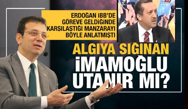 Zamanın İBB Başkanı Erdoğan'dan yalan ve iftiraya sığınan İmamoğlu'na ders gibi sözler