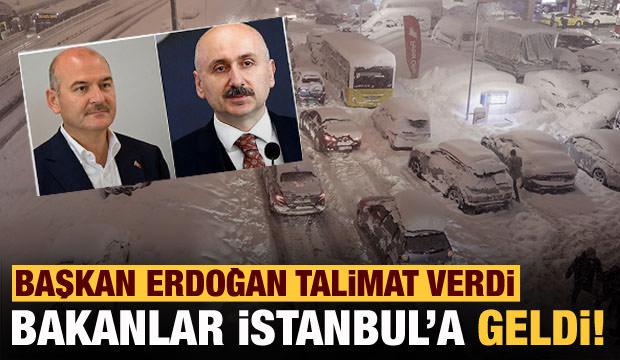 Başkan Erdoğan'dan talimat! Bakanlar İstanbul'a geldi
