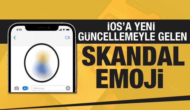 iOS'a yeni güncellemeyle gelen skandal emoji