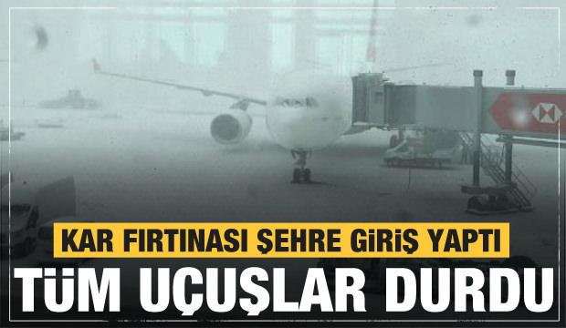 İstanbul'da tüm uçuşlar durduruldu! THY'den yeni açıklama
