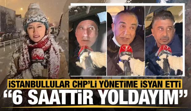 İstanbullular yolda perişan oldu! "6 saattir yoldayım"