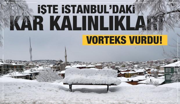İşte İstanbul dahil Türkiye'deki kar kalınlıkları! 2 metreyi aştı