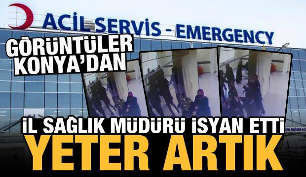 Sağlık’ta şiddet bu kez Konya Şehir Hastanesinde!