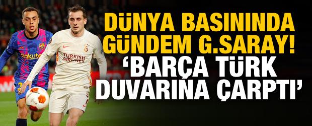 Dünya basınında gündem Galatasaray! 'Türk duvarına çarptı'