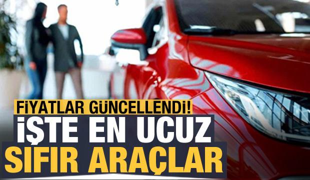 Fiyatlar güncellendi! İşte Türkiye'de satılan en ucuz sıfır otomobiller...