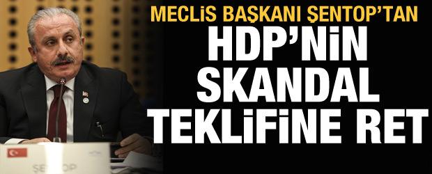Meclis Başkanı Şentop, HDP'li Paylan'ın teklifini iade etti