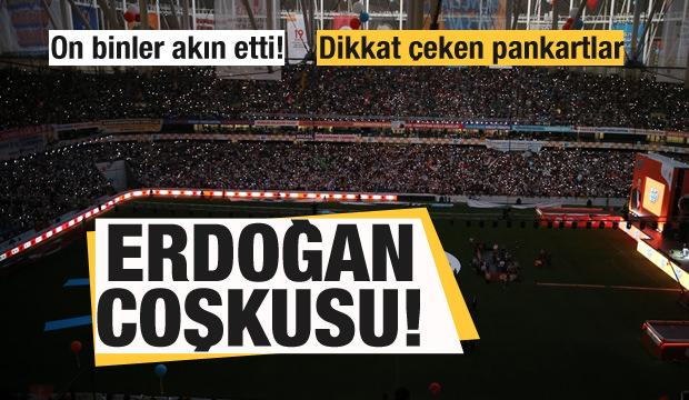 Adana'da Başkan Erdoğan coşkusu! On binler akın etti!