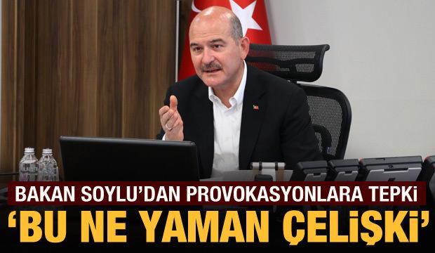 Bakan Soylu'dan Atatürk Havalimanı provokasyonuna tepki: Bu ne yaman çelişkidir?