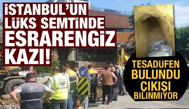 İstanbul Etiler'de esrarengiz tünel