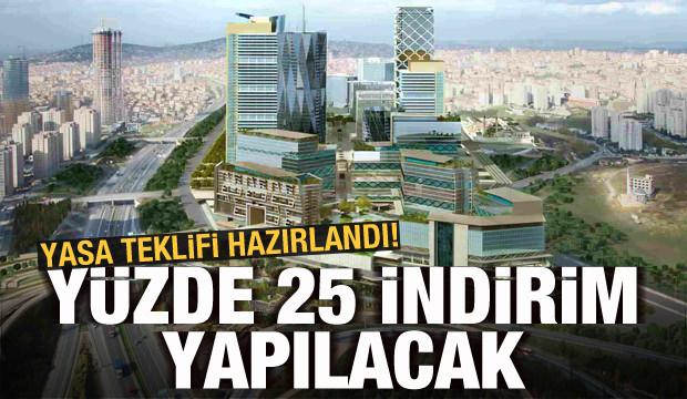 İstanbul Finans Merkezi'ne yüzde 75 vergi indirimi! Yasa teklifi hazırlandı
