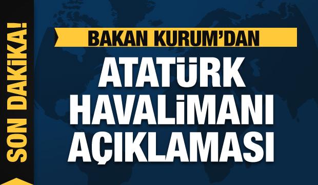 Bakan Kurum: Atatürk Havalimanı hiçbir şekilde imara açılmayacak