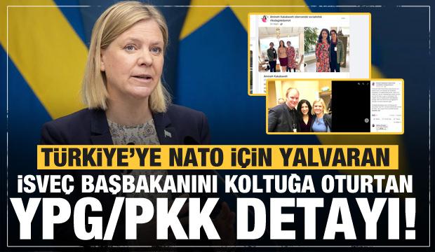 NATO için yalvaran İsveç Başbakanını koltuğa oturtan YPG/PKK detayı