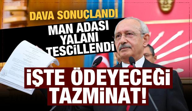 Başkan Erdoğan  'Man adası' davasını kazandı! Kılıçdaroğlu 100 bin TL ödeyecek