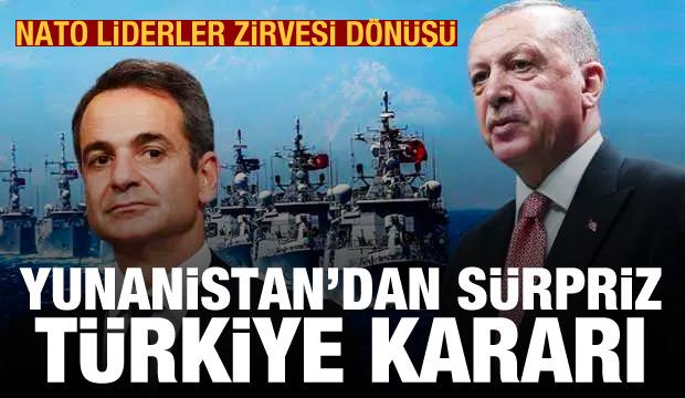 NATO Liderler Zirvesi dönüşü Yunanistan'dan sürpriz Türkiye kararı