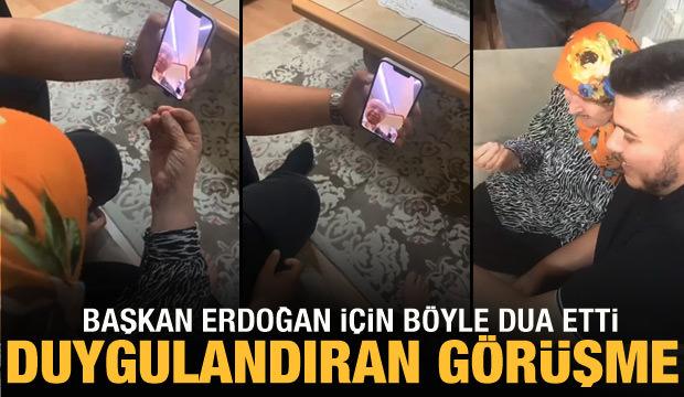 Yaşlı kadından Cumhurbaşkanı Erdoğan'a: Allah seni başımızdan eksik etmesin